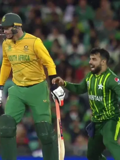Logo of Wicket - Aiden Markram - Pakistan v South-Africa ICC T20WC 2022