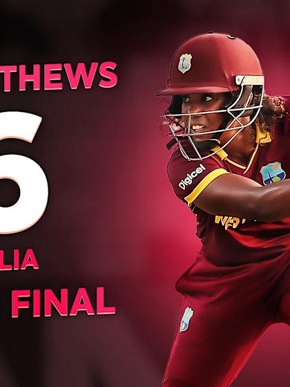 Logo of Hayley Matthews blitzkrieg downs Australia in the Final | T20WC 2016
