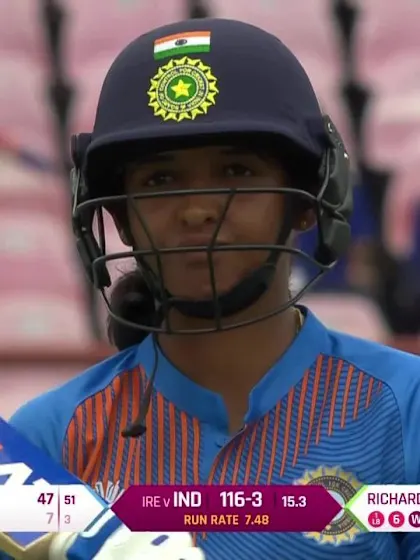 IND v IRE: Harmanpreet Kaur brilliantly caught by Shauna Kavanagh