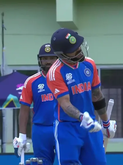 Logo of Virat Kohli - Wicket - India vs England