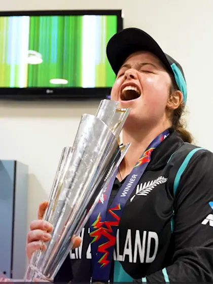 Logo of A joyous New Zealand dressing room | WT20WC 2024