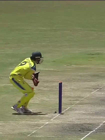 Thomas Rew with a Four vs. Australia