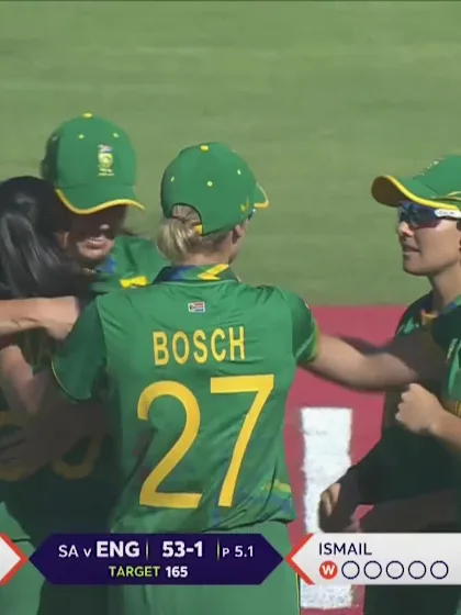 Logo of Sophia Dunkley - Wicket - England vs South Africa
