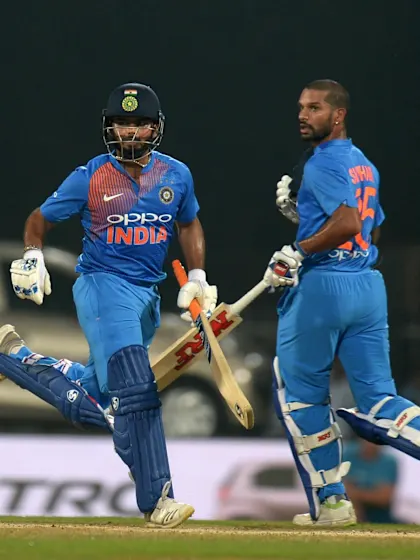 Dhawan and Pant help India overcome improved Windies showing