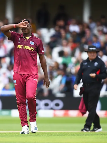CWC19: WI v Pak – Oshane Thomas bowling highlights (4/27)