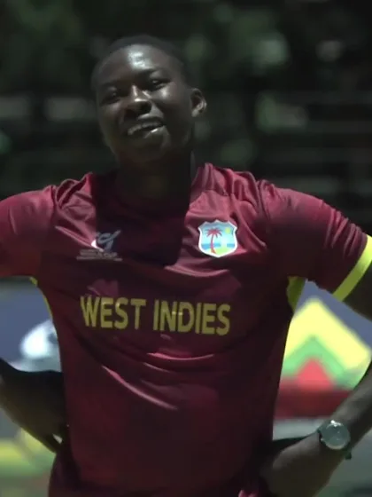 Abdul Aziz with a Four vs. West Indies