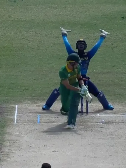 Big wicket for Sri Lanka | SA v SL | ICC U19 Men’s CWC 2022