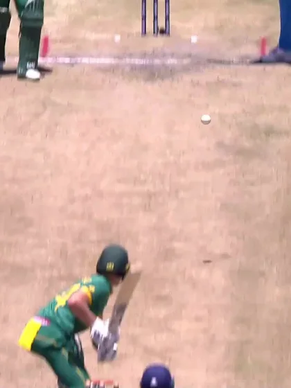 Oliver Whitehead with a Four vs. India