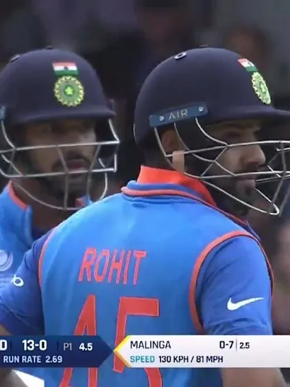 PARTNERSHIP: 50-run partnership between Rohit and Dhawan