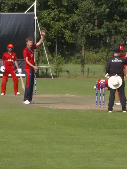 U19 CWC Europe Q: Jer v Den – Jersey's Julius Sumerauer of Jersey wins POM for his all-round performance