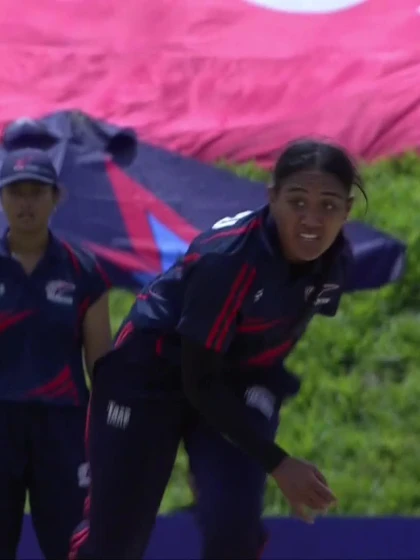 A Todd with a Batting vs Samoa Women Under-19