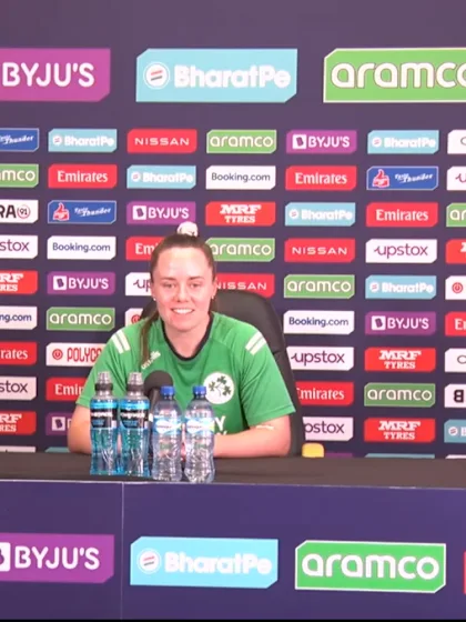 12 February - Paarl - Ireland Captain Laura Delany pre-match press conference