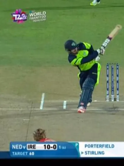 Stirling smashes a monster six 