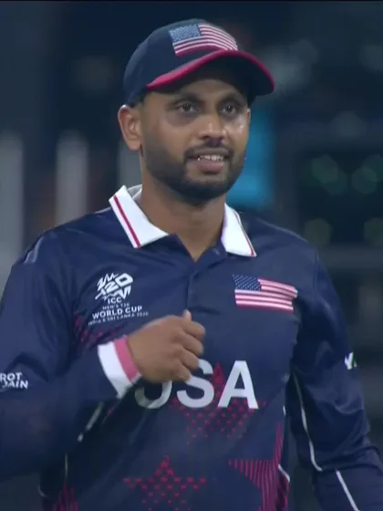 Babar Azam - Wicket - Pakistan vs United States of America