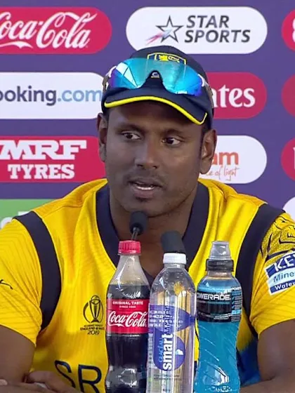 1 July - Chester-le-Street - Sri Lanka player Angelo Mathews post-match press conference