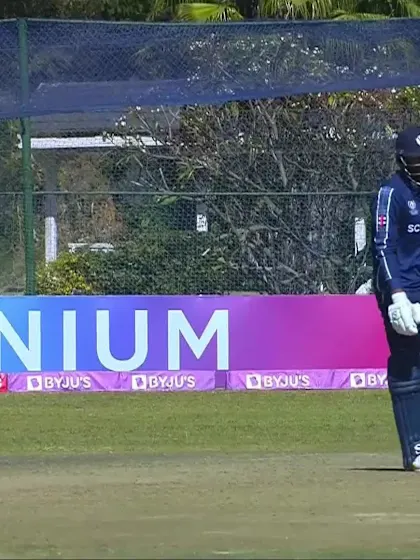 Logo of Safyaan Sharif - Wicket - Scotland vs Oman