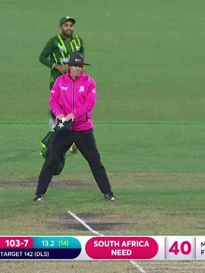 Logo of Wicket - Kagiso Rabada - Pakistan v South-Africa ICC T20WC 2022