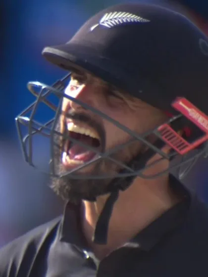 Logo of Daryl Mitchell - Wicket vs India