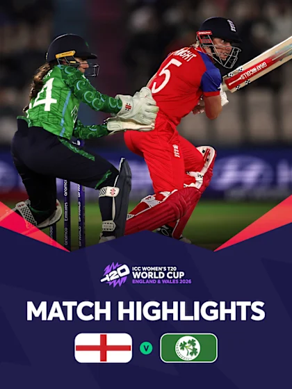 England get the job done the hard way | Match Highlights | Women's T20WC 2026