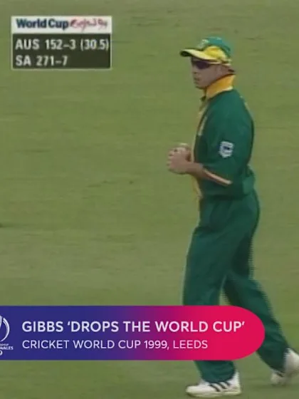 CWC Greatest Moments – Gibbs 'drops the World Cup' in 1999