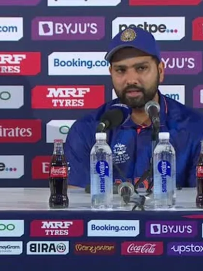 3 November - Abu Dhabi - India player Rohit Sharma post-match press conference