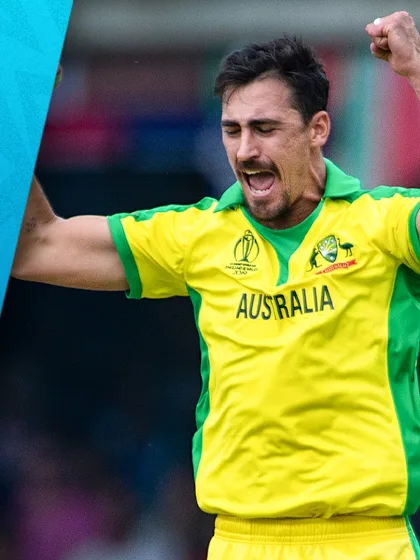 Logo of Mitchell Starc: Most Wickets at CWC 2019