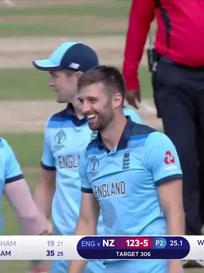 Logo of CWC19: ENG v NZ - Wood removes Neesham to put England on top