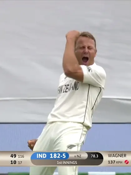 Wagner stops Rahane's momentum | WTC21 Final | Ind v NZ