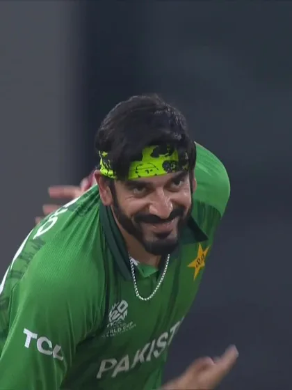 Ruben Trumpelmann - Wicket - Pakistan vs Namibia