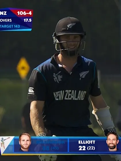 Kane Williamson wicket – NZ vs SCO
