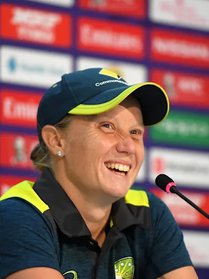 22 November - Antigua - Australia player Alyssa Healy post-match press conference