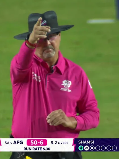 Logo of Karim Janat - Wicket - South Africa vs Afghanistan