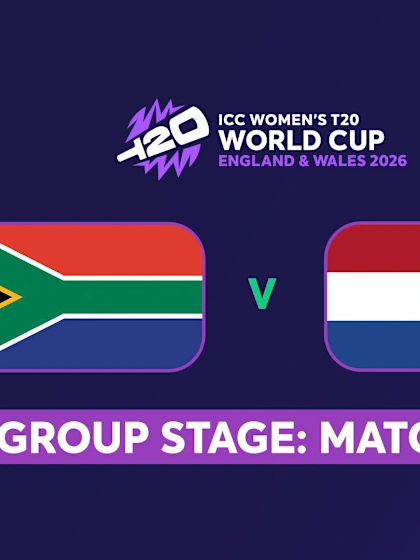 WT20: South Africa v Netherlands