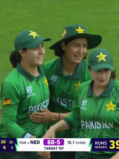 Frederique Overdijk - Wicket - Pakistan vs Netherlands