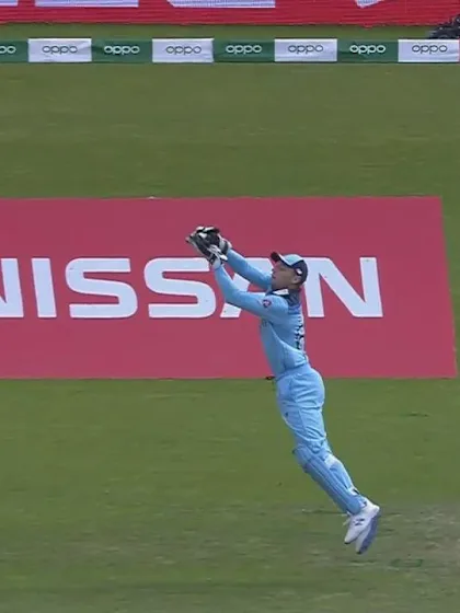 Logo of CWC19: ENG v IND - Rohit is caught behind off Woakes for 102