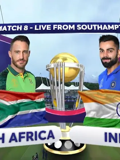 CWC19: SA v IND - First innings highlights