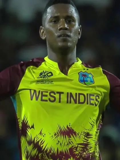 Logo of Azmatullah Omarzai - Wicket - West Indies vs Afghanistan