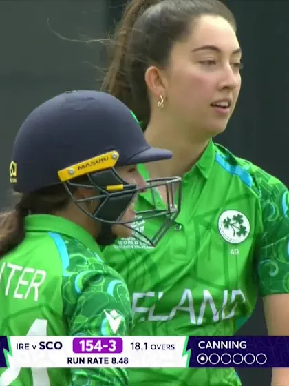 Ailsa Lister - Wicket - Scotland vs Ireland