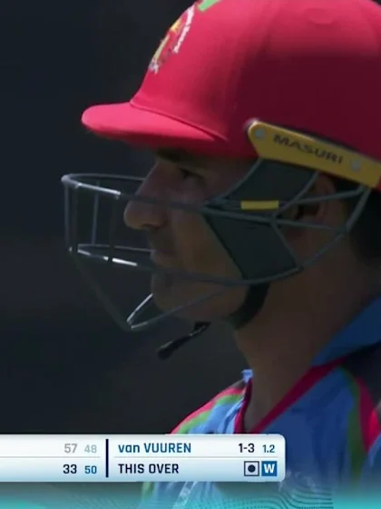 ICC U19 CWC: SA v AFG – Imran falls for an excellent 57