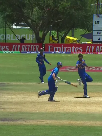 Rohullah Arab with a Four vs. Sri Lanka