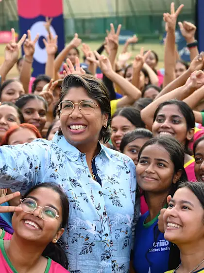 Goswami inspires next generation at Criiio Festival | CWC25