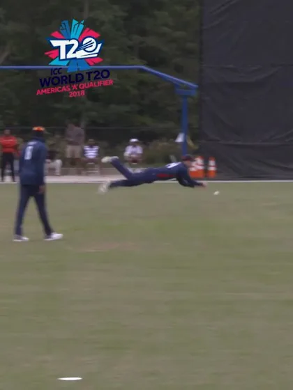 ICC World Twenty20 Americas Qualifier A: USA v Panama – David Wakefield runs out Akalwaya