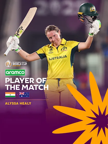 Alyssa Healy's blazing ton against India | Aramco POTM Highlights | CWC25