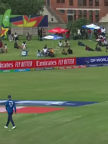 Umar Zaib with a Batting vs. England