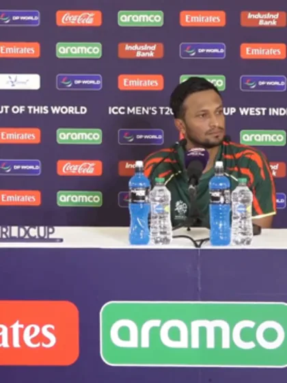 Shakib Al Hasan (Bangladesh player) post-match Press Conference - 13th June 2024
