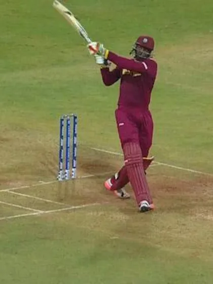 All of Chris Gayle's 11 x Sixes against England
