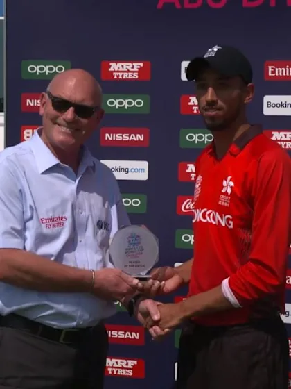 T20WCQ: HK v NGR – Mohammad Ghazanfar, Player of the Match