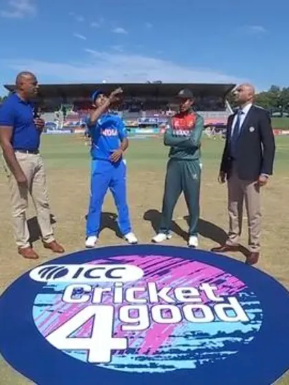ICC U19 CWC: IND v BAN – Bangladesh opt to bowl