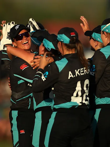 Logo of Brilliant diving catch removes Mooney for New Zealand | Women's T20WC 2023