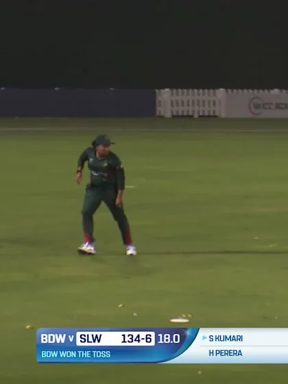 Logo of Hasini Perera - Wicket - Sri Lanka Women vs Bangladesh Women